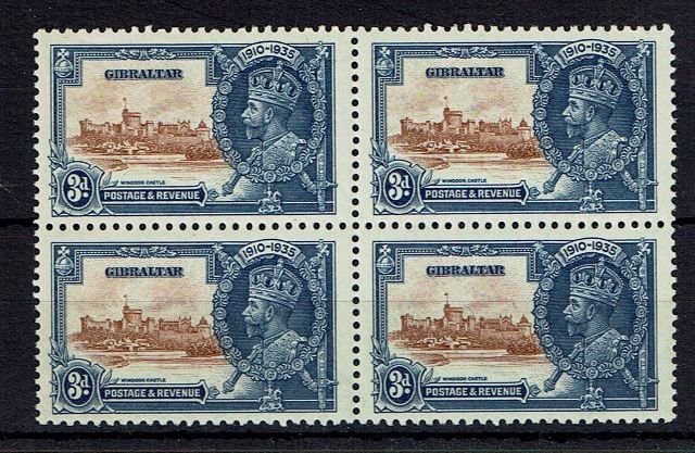 Image of Gibraltar SG 115/115b UMM British Commonwealth Stamp
